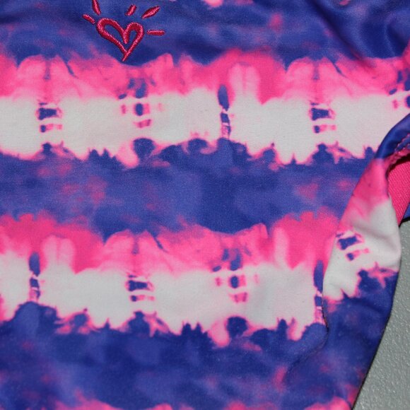 Purple & Pink 2 Pcs Justice Bikini Swimsuit Size 8 - Picture 10 of 11